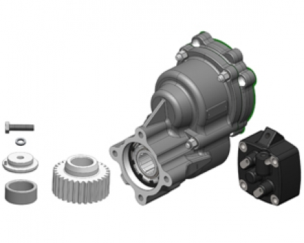Коробка отбора мощности для КПП Shaanxi 8 JS, 9 JS, 10JS, 12JS, 16JS (600 Nm, OMFB, Италия)