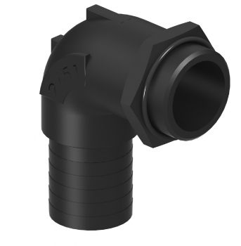 Всасывающий фитинг (G1 1/4; 38мм; 90°)