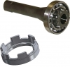 Вал отбора мощности КПП ZF 16S-112; 16S-130; 16S-150 (ECOSPLIT 2; длинна - 197 мм)